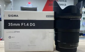 Купить Объектив SIGMA 35mm F1.4 DG б/у , в Казань Цена:34900рублей