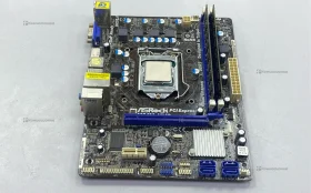 Купить Материнская плата AsRock H62M-HVS + процессор Int б/у , в Челябинск Цена:1900рублей