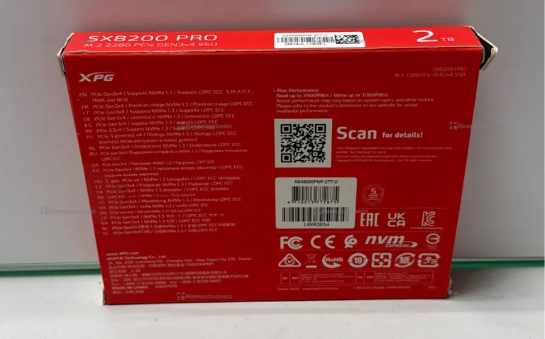 SSD xpg sx8200 pro 2TB