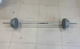 Купить Гриф и блины 5 , 2.5 , 1.25 кг б/у , в Казань Цена:3500рублей