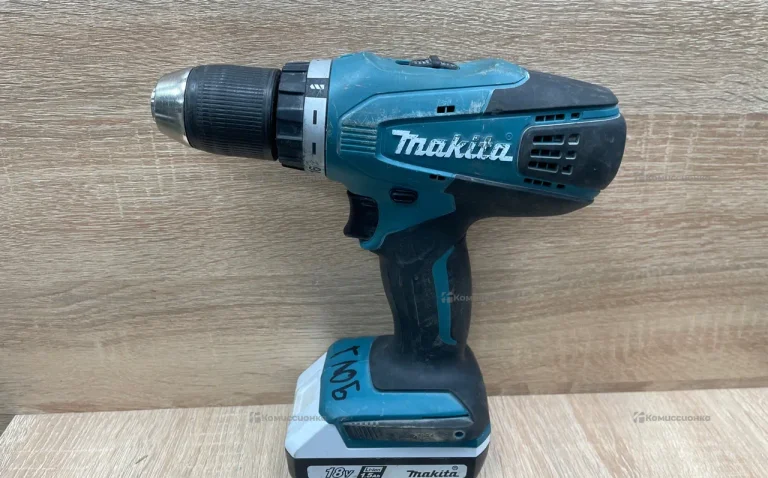 Дрель-шуруповерт makita DF457DWE