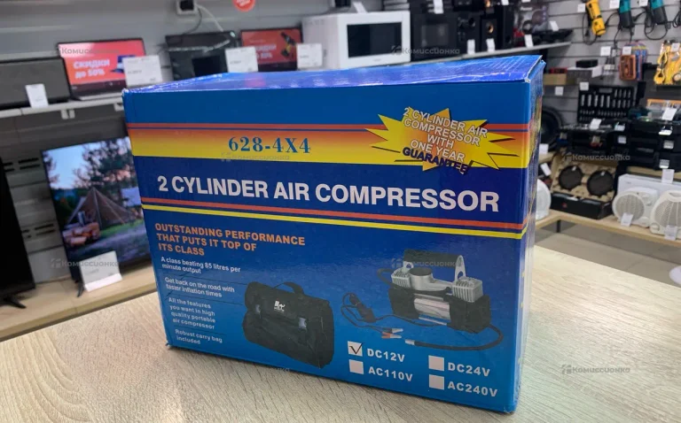 Автомобильный компрессор 2 цилиндра