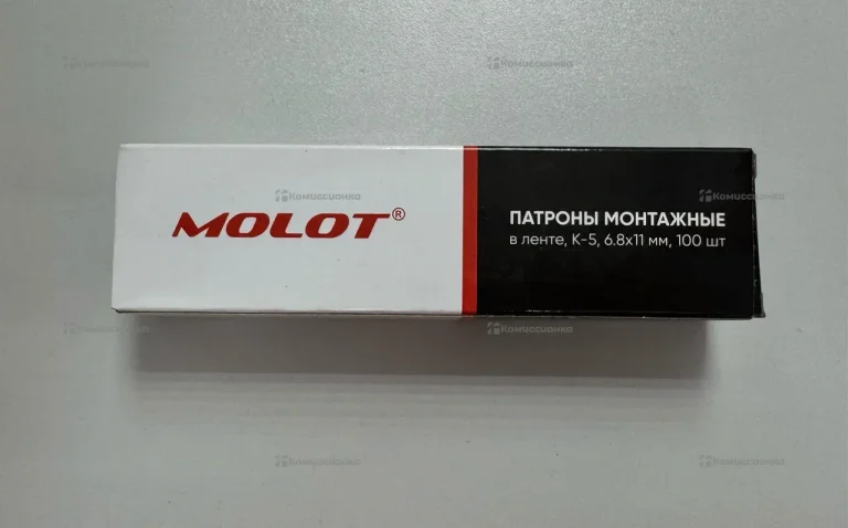 Патроны монтажные Molot K-5 6.8x11мм 100шт.