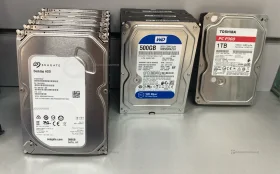 Купить Жесткий диск, 1tb и 9 штук по 500gb, (Toshiba , WD б/у , в Санкт-Петербург Цена:16500рублей