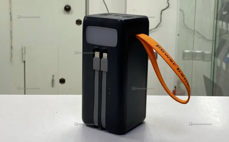 Powerbank с оранжевым шнурком 50k mah
