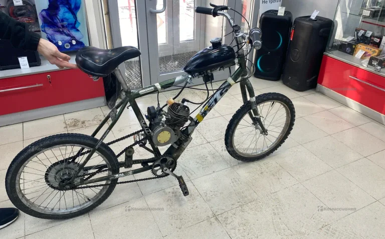 Бензиновый велосипед