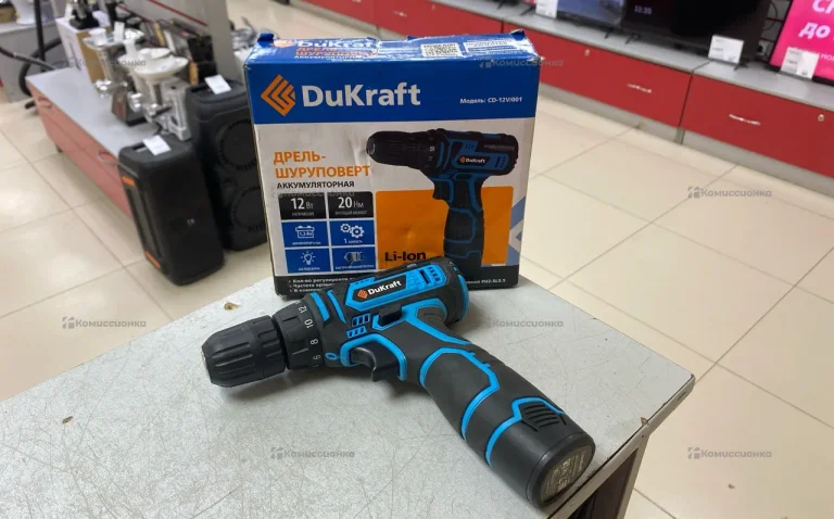 Дрель шуруповерт Dukraft 12v