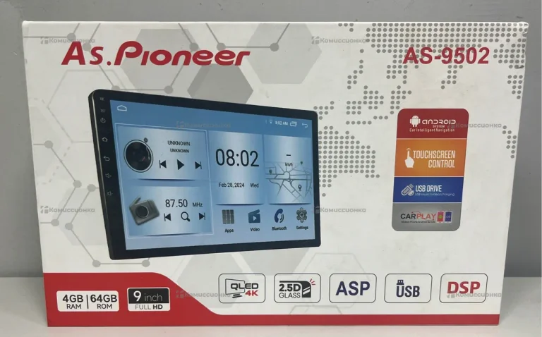 Автомагнитола Pioner AS-9502 9’ 4/64