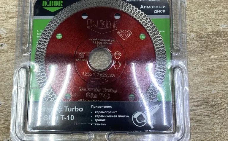 D.BOR диск алмазный ceramic turbo t10