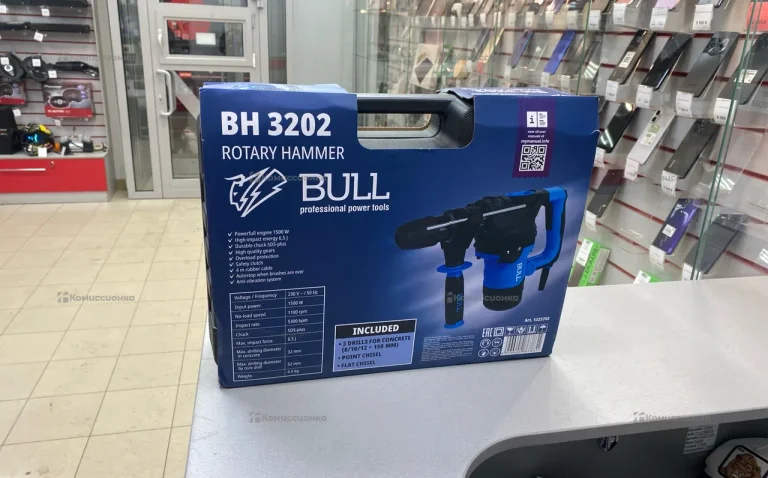 Перфоратор BULL BH 3202 1500 Вт, 6,5 Дж