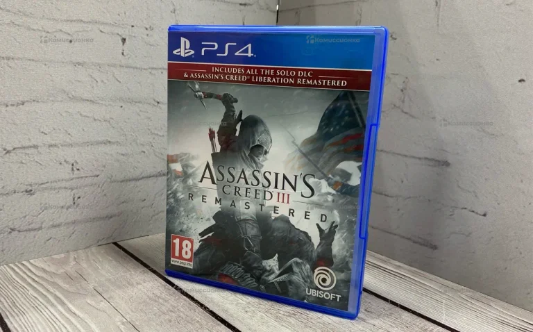 Диск ps 4 assassin’s creed 3