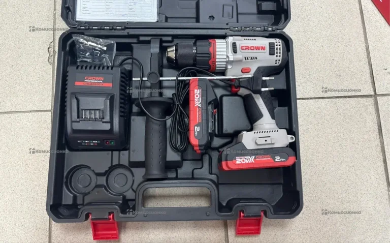 Аккумуляторный шуруповерт CROWN BL CT21090HMX-2 BMC