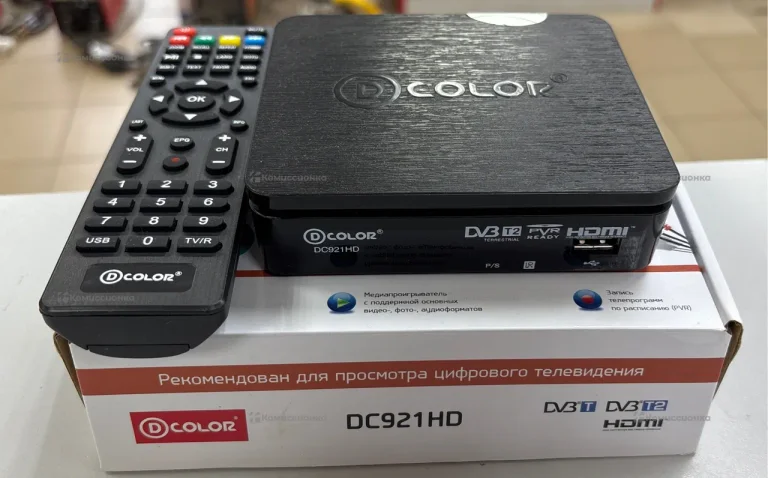 Тв приставка Dcolor DC921HD