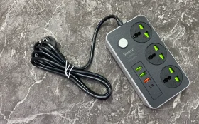 Купить Сетевой фильтр Power Socket 3.4A 3 розетки б/у , в Санкт-Петербург Цена:390рублей