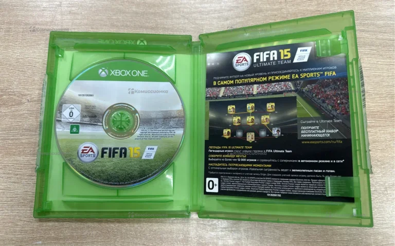 диск xbox fifa 15