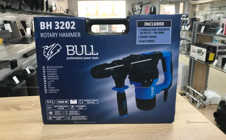 Перфоратор BULL BH 3202 1500 Вт, 6,5 Дж