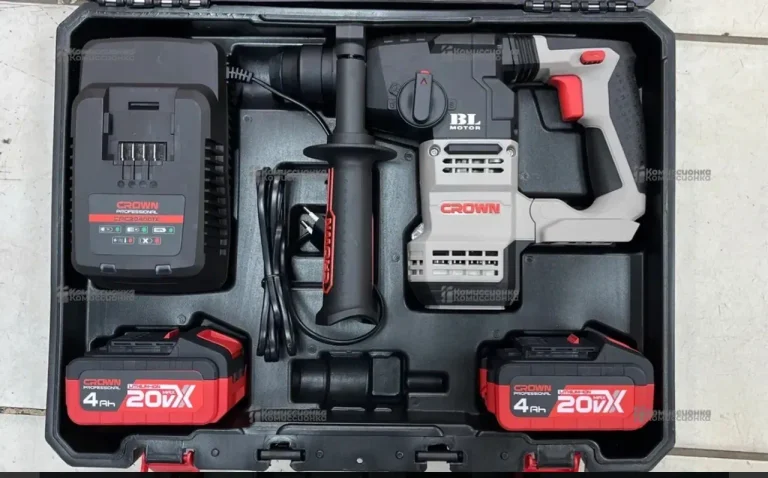 Аккумуляторный перфоратор CROWN CT28001HX-4 BMC