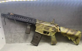 Купить Страйкбольный карабин East crane M4 CQBR Sopmod bl б/у , в Тюмень Цена:11990рублей