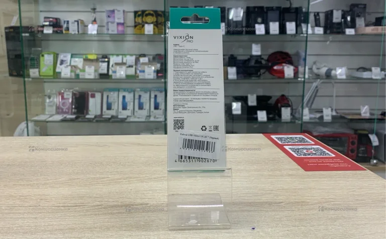 Кабель USB Vixion VX-08 T (Черный)