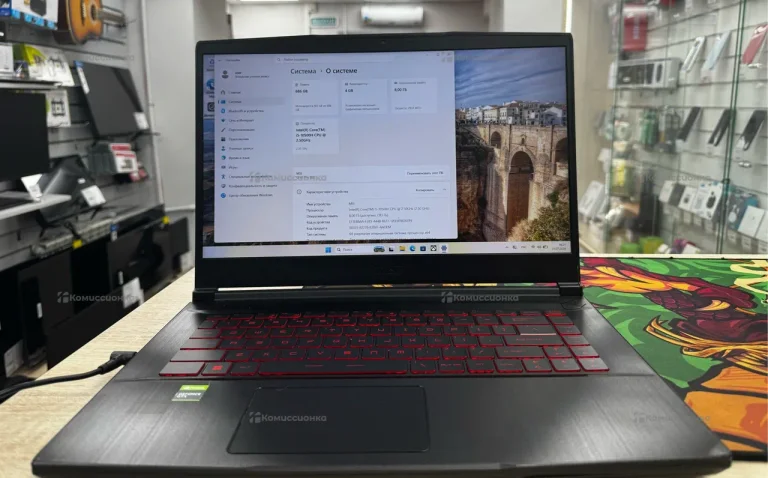 Ноутбук MSI GF63 Thin 10SCXR-222US