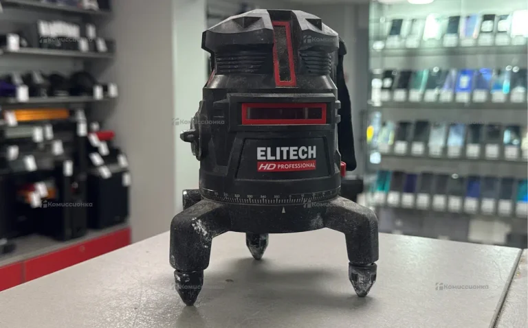 Лазерный нивелир Elitech Hd ln 5d green