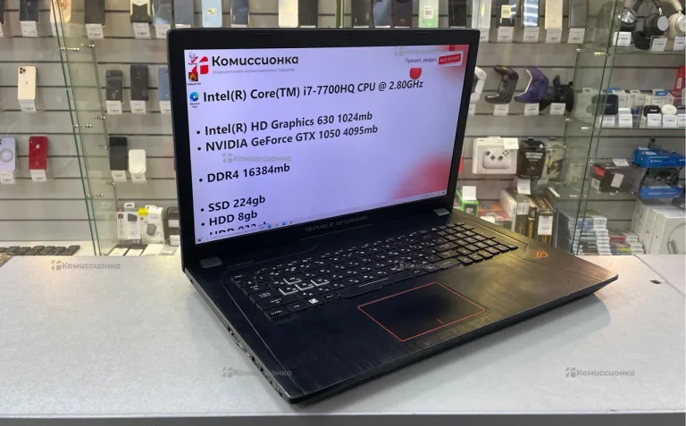 Игровой ноутбук ASUS ROG Strix GL553VD