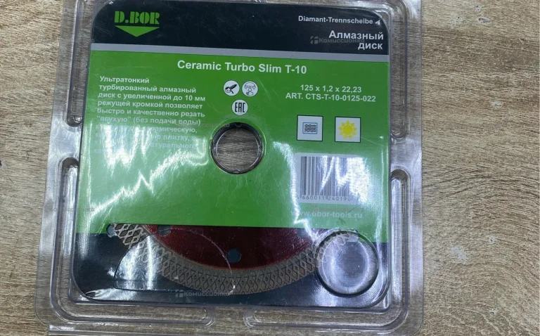 D.BOR диск алмазный ceramic turbo t10