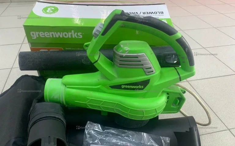 Greenworks воздуходувка пылесос