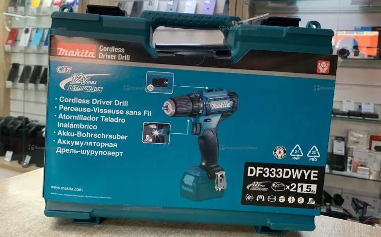 Шуруповерт Makita DF333DWYE