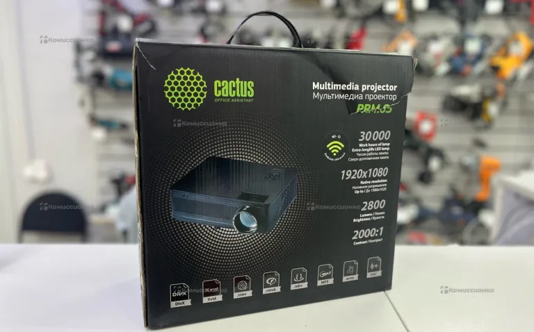 Проектор  Cactus CS-PRM.05WT.WUXGA-W