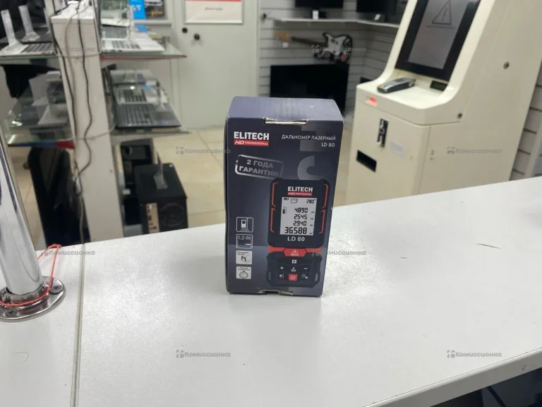 Лазерный дальномер Elitech LD80