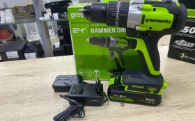 Купить Шуруповерт Greenworks GD24DD60 б/у , в Саратов Цена:6900рублей