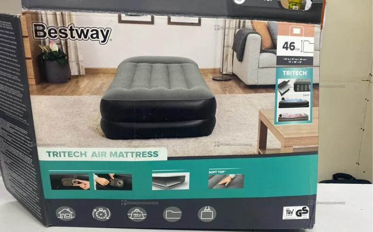 Матрас с встроенным насосом Bestway
