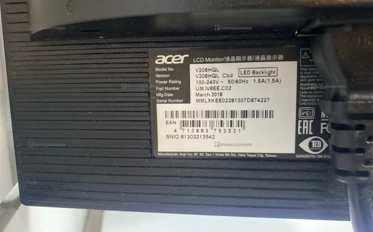 Монитор Acer V206HQL