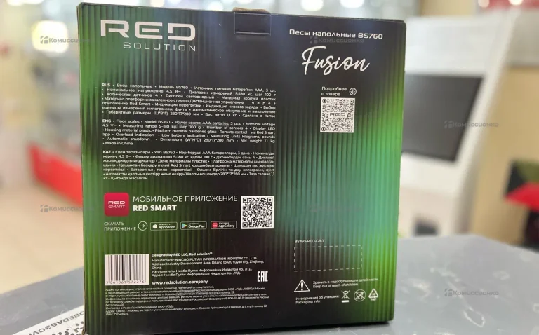 Весы напольные RED Solution Fusion BS760