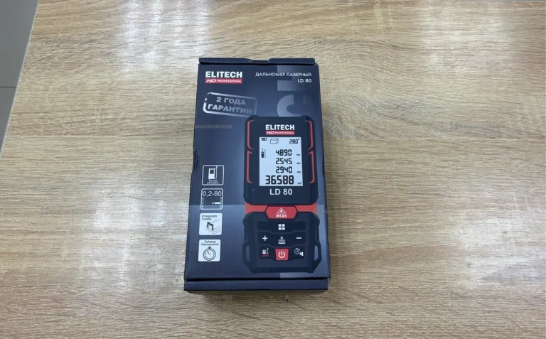 Дальномер лазерный Elitech LD80