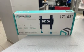 Купить Черный фиксированный кронштейн для тв FM1 17”-43” б/у , в Саратов Цена:600рублей