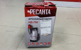 Купить Дренажный насос Ресанта НД-750 б/у , в Рязань Цена:1900рублей