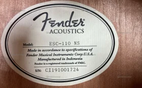 Купить Гитара Fender ESC-110 NS б/у , в Саратов Цена:6900рублей