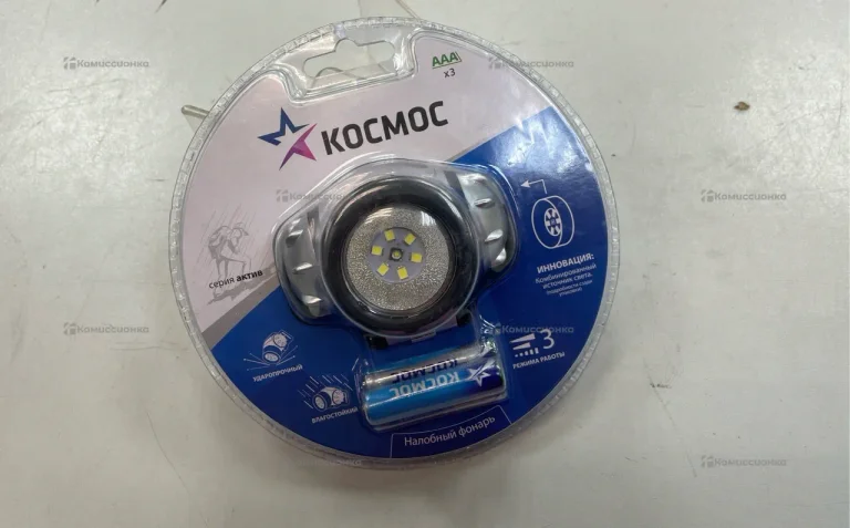 Фонарик налобный Космос Актив