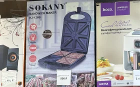 Купить Сендвичница Sokany 126 б/у , в Курган Цена:990рублей