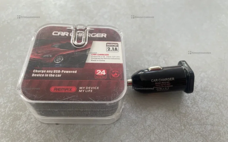 CAR CHARGER REMAX RCC101 2.1A черный