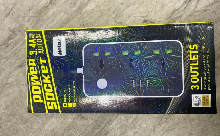 сетевой фильтр power socket 3.4A 3розетки