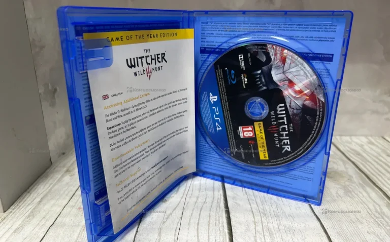 Sony ps4 диск WITCHER WILD HUNT 3