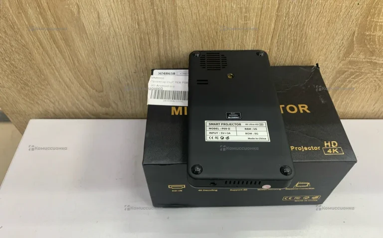 Mini Projector DLP TEX P09 1/8 Gb 4K 3D Android 9.