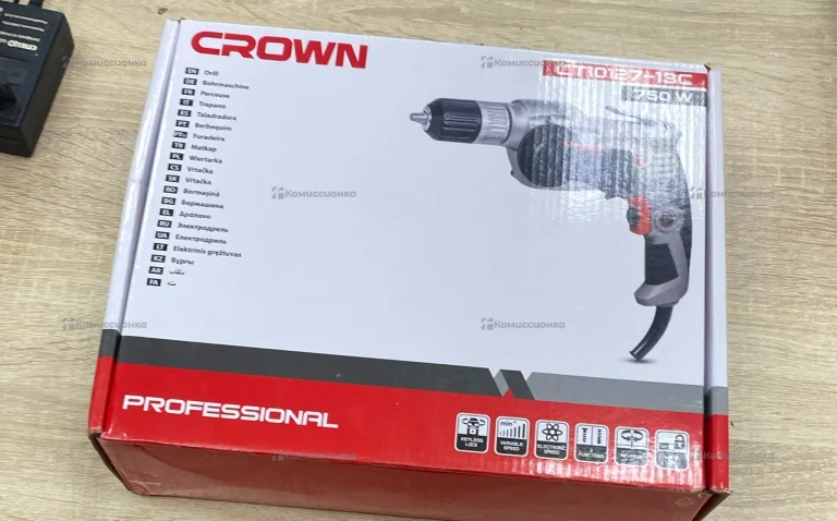Дрель Crown CT10127-13C