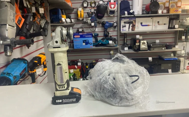 УШМ Аккумуляторная серая 18v