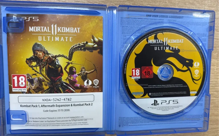 Диск на PS5 Mortal Combat ultimate