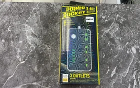 Купить Сетевой фильтр Power Socket 3.4A 3 розетки б/у , в Санкт-Петербург Цена:390рублей