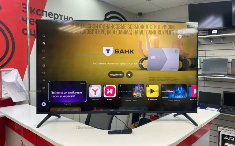 Телевизор Яндекс ТВ Станция Бейсик 55’’ YNDX-00076